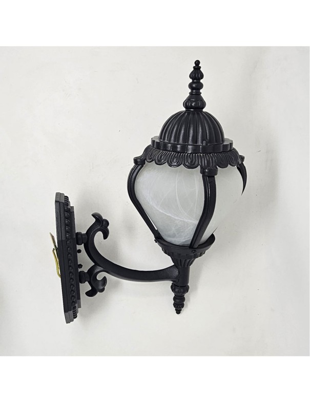 Aplique Oferta Negro Aluminio Exterior