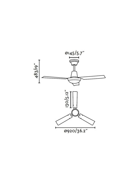 Ventiladores Bares Sin Luz
