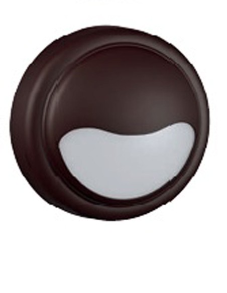 Aplique de Exterior Redondo Led oxido IP65