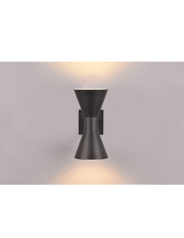 Aplique Exterior Diábolo Negro