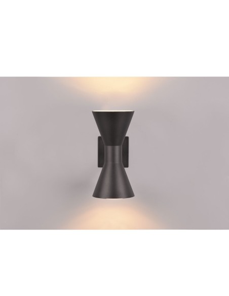 Aplique Exterior Diábolo Negro