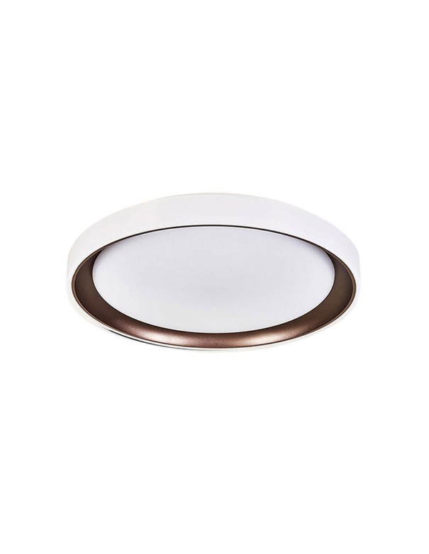 Plafón de Techo Led Blanco Aro Interior Marrón 48 y 72W