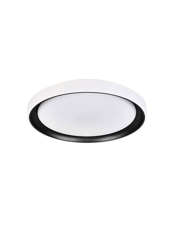 Plafón de Techo Led Aro Blanco Interior Negro