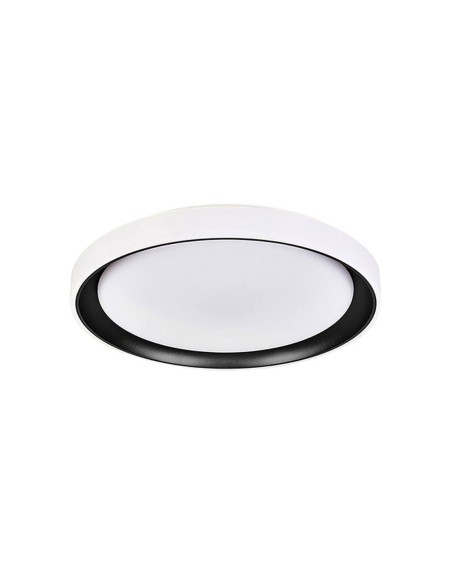 Plafón de Techo Led Aro Blanco Interior Negro