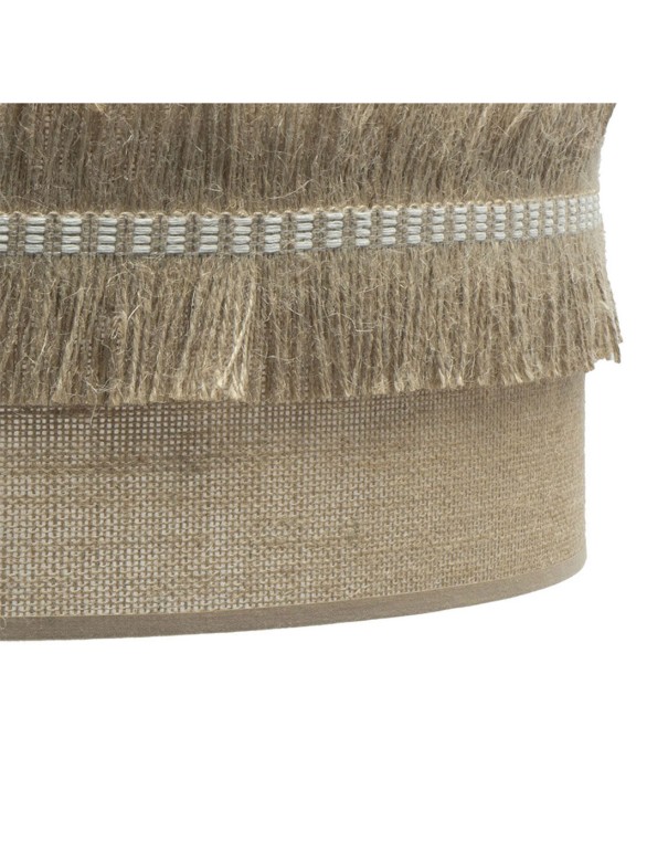 Lámpara de Pie Cuero Pantalla Saco...