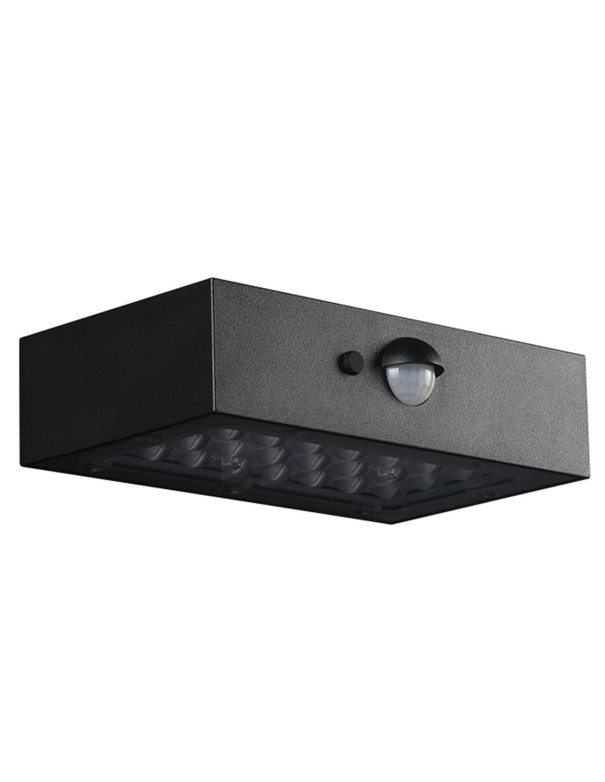 Aplique Solar Doble Luz con Sensor de Movimiento