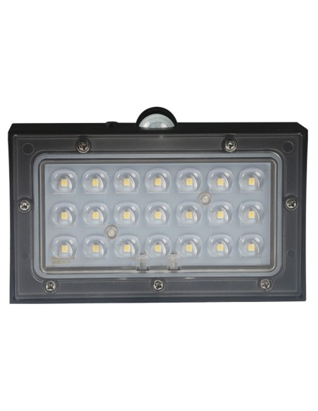 Aplique Solar Doble Luz con Sensor de Movimiento