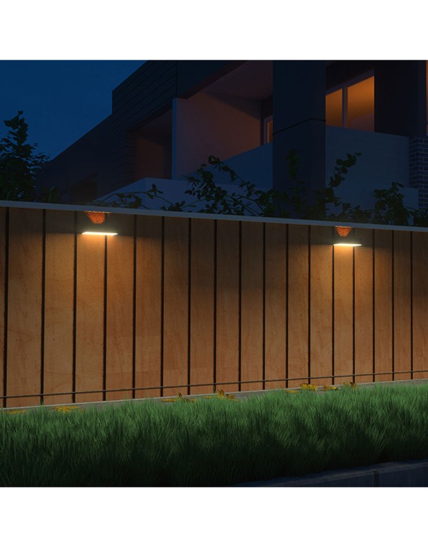 Aplique Solar Doble Luz con Sensor de...