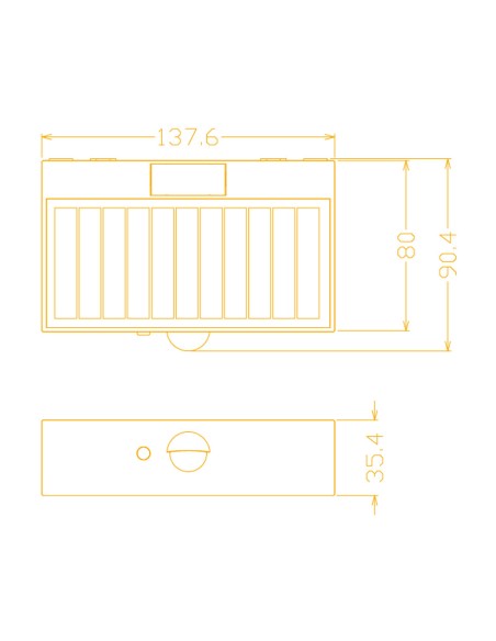 Aplique Solar Doble Luz con Sensor de Movimiento