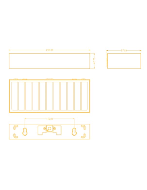 Aplique Exterior con Sensor de...