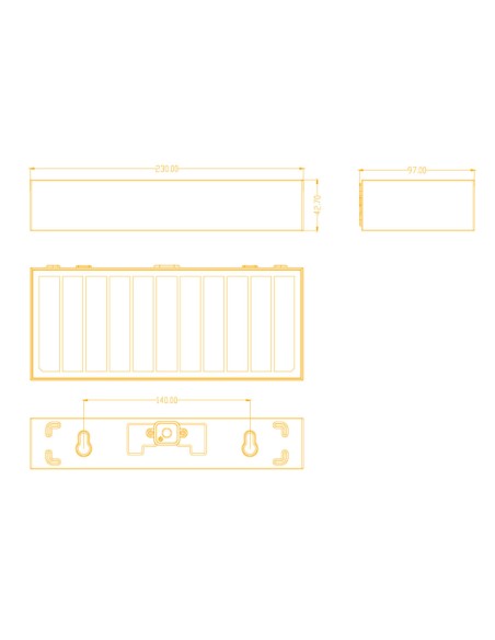 Aplique Exterior Sensor, Placa Solar y Bateria Blanco