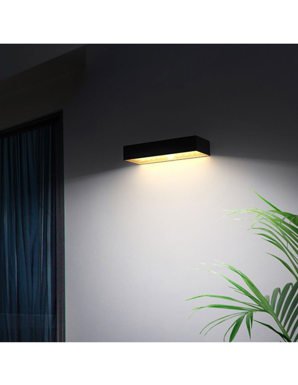 Aplique Exterior Sensor, Placa Solar...