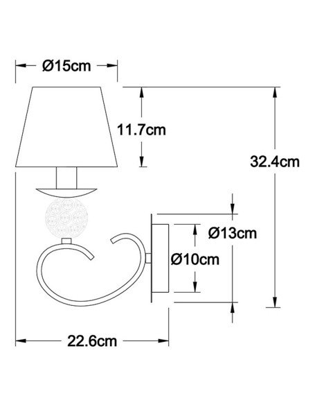 Lámparas Pared Modernas Doradas
