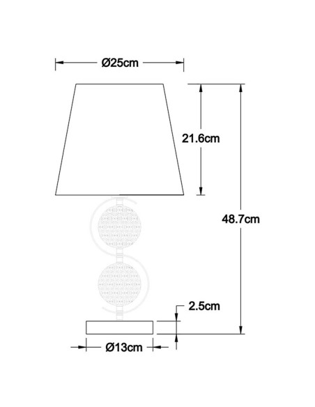 Sobremesa Cuero con Bolas de Copens