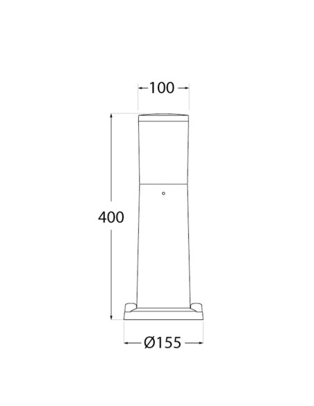 Sobremuro Redondo Resina Gris