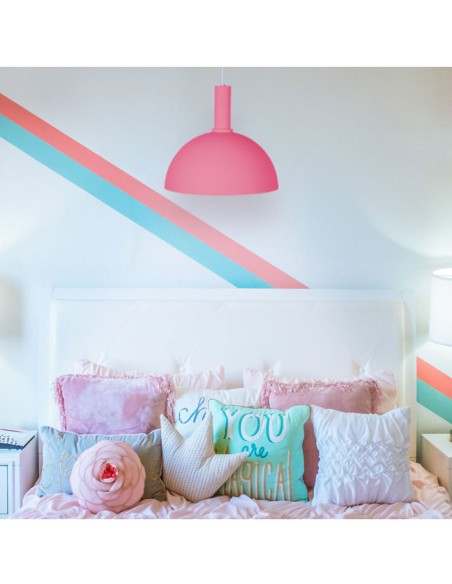 Lámpara Colgante Metal de 30 Rosa