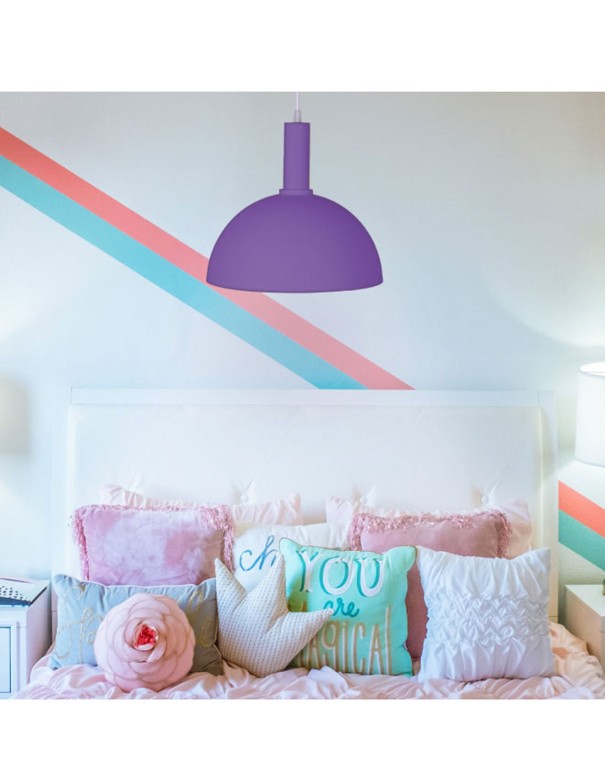 Lámpara Colgante Metal de 30 Lila