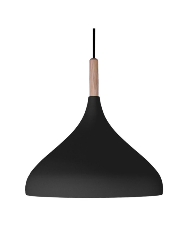 Lámpara de Techo Metal y Madera de 30...