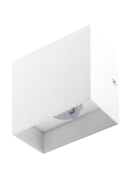 Aplique para pared pasillo doble luz blanco