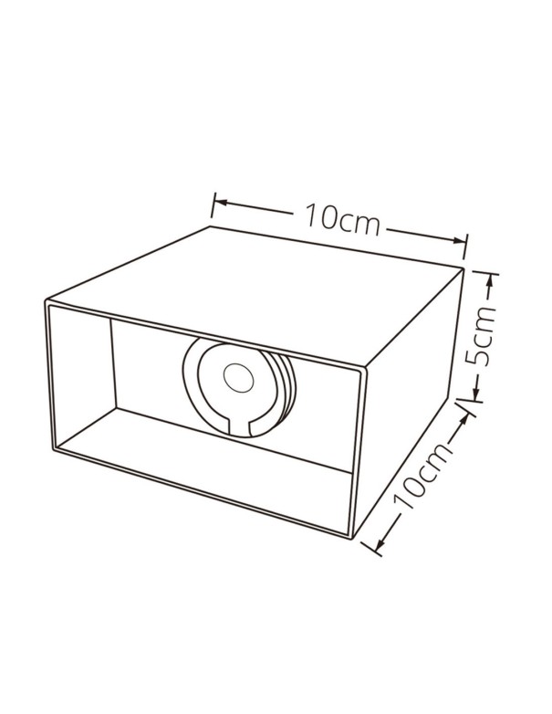 Medio Aplique de Pared Luz 2 Sentidos...
