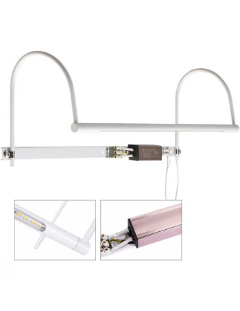 Lámpara de pared iluminacuadros blanco