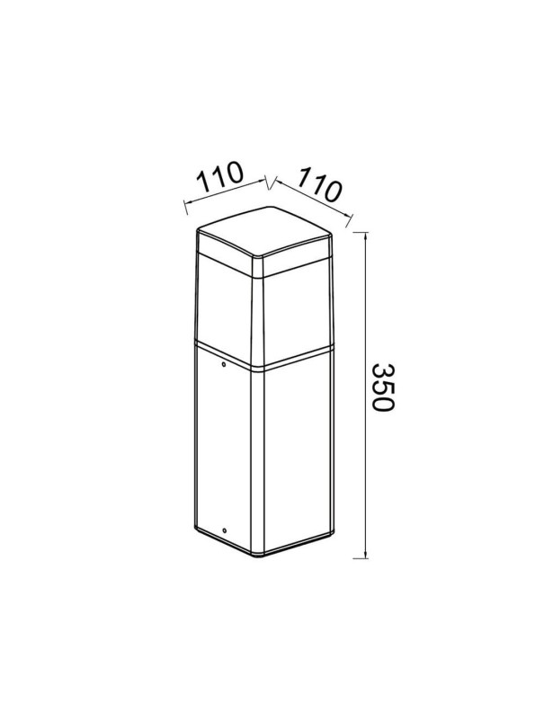 Chicago Lámpara de Muro Exterior...