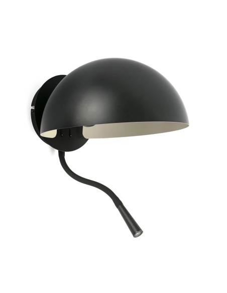 Aplique industrial negro con lector