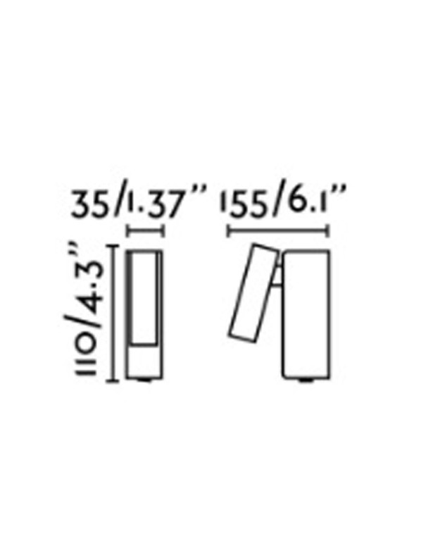 Foco Basculante y Orientable Níquel...