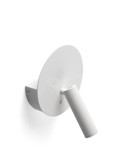 Aplique blanco con lector, USB y estantería