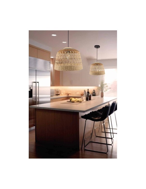 Lámpara de ratán Natural 45 CM