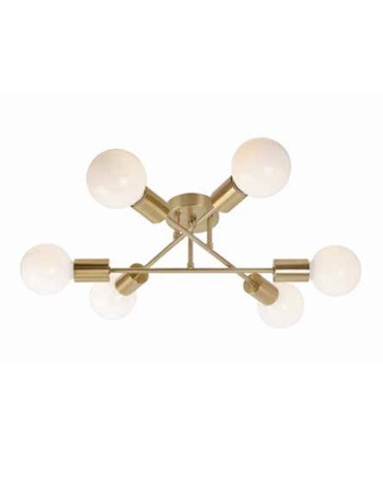 Plafón Estilo Retro 6 Luces...