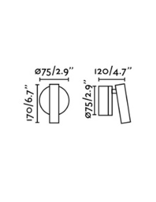 Focos On Line Led Bronce