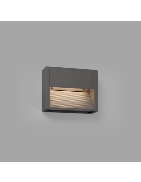 Aplique gris luz inferior