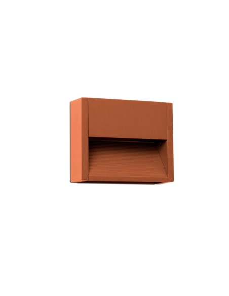 Aplique Marrón Oxido con Haz de luz Hacia Abajo