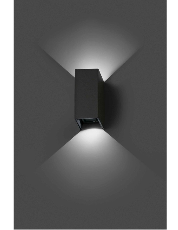 Aplique Luz Doble Exterior Gris...