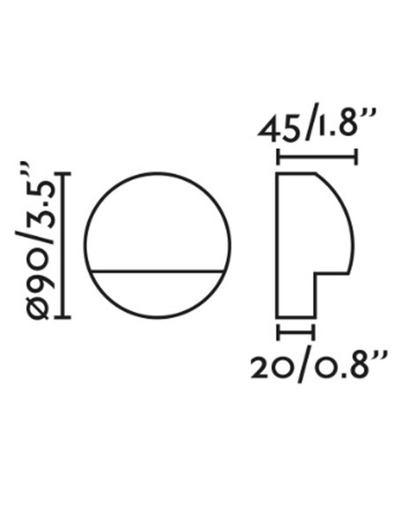 Apliques Latón Led Interior/Exterior Modernos