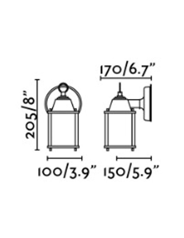 Aplique de Pared Terraza Barato