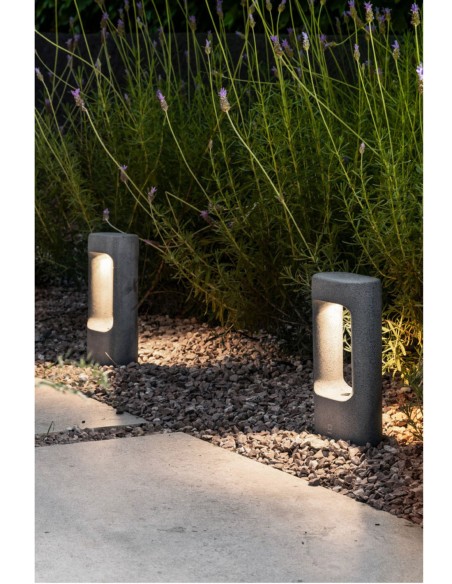 Balizas Led de Cemento Gris 28.5 CM