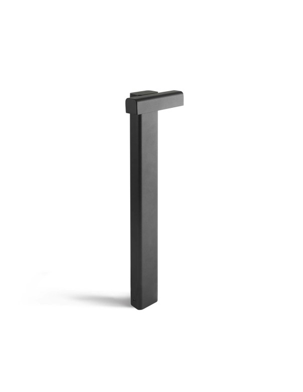 Baliza exterior negra con CCT