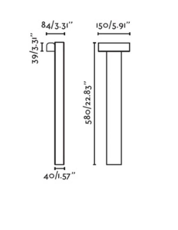 Baliza Negra IP65 con CCT