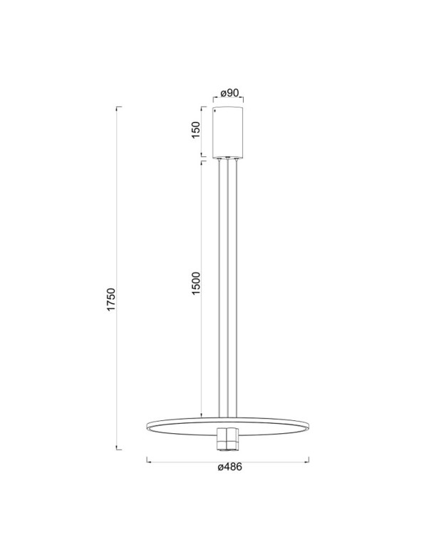 Lámpara Nómada negro oro pequeña precio mínimo