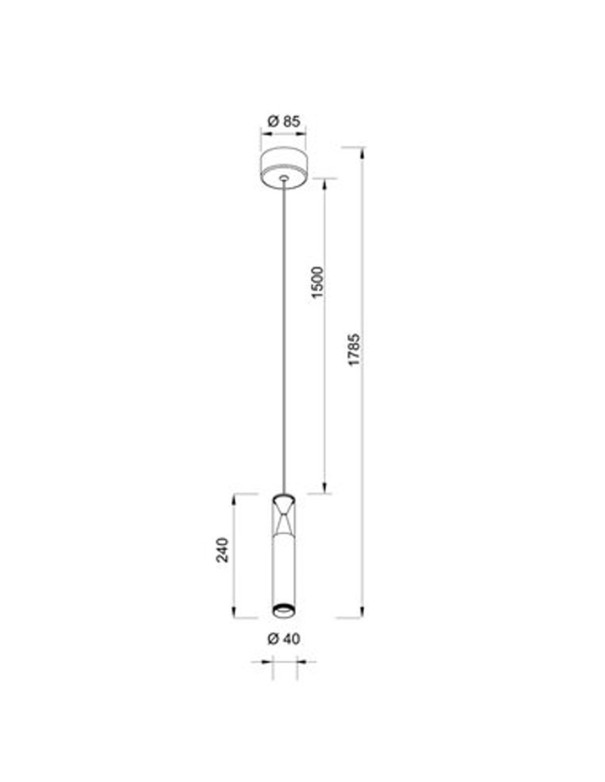 Spark Lámpara de Mantra Acabado Oro...