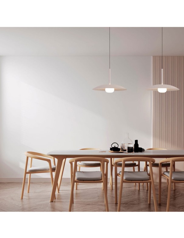 Lidia Lámpara Mantra Comedor Blanca