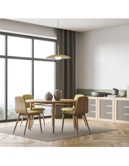 Lidia Lámpara Sube y Baja Oro Mate Mantra