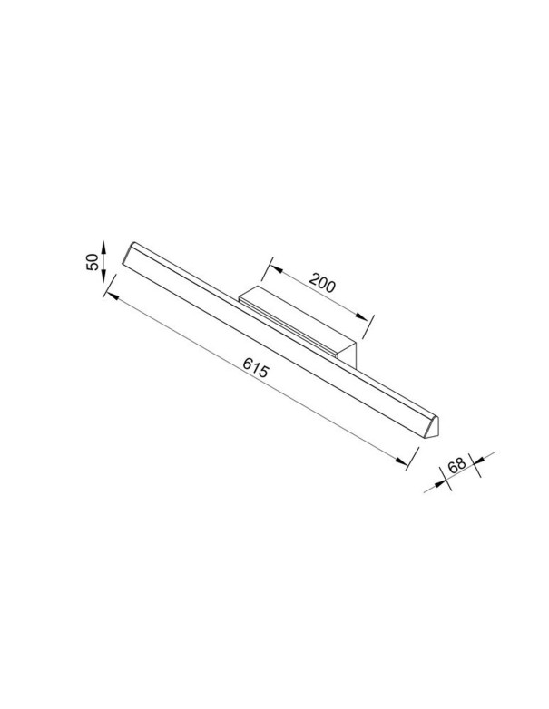 Mantra Lineal Aplique de Pared 22W...