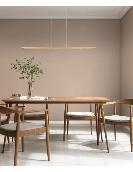 Lámpara Lineal XL Oro Pintura de Mantra