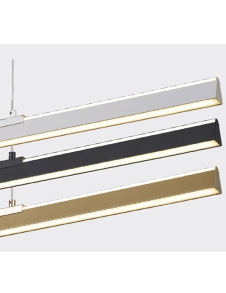 Lineal Lámpara XL Blanco Arenado de Mantra