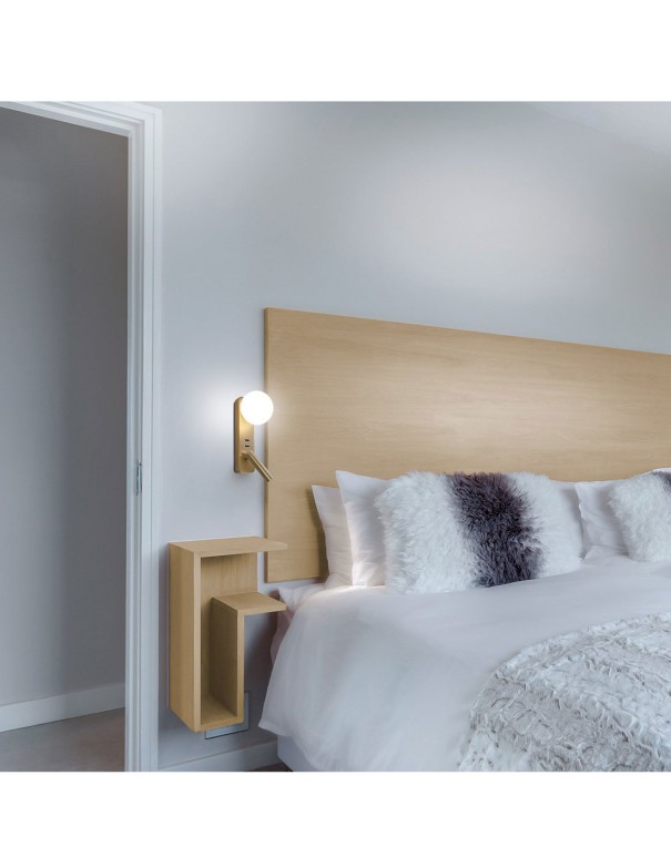 Aplique Dorado con Bola, USB y Doble...