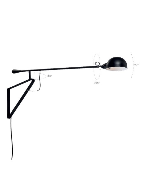 Aplique Metal Negro Extralargo