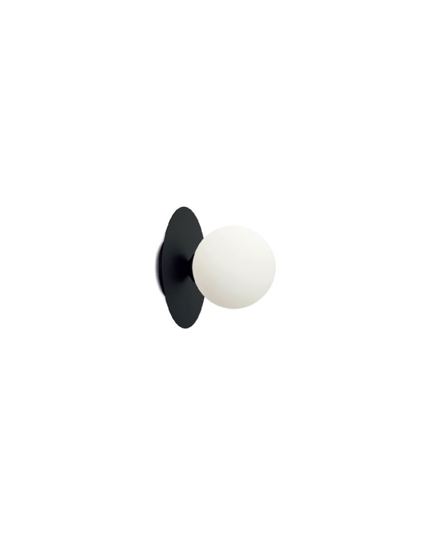 Aplique plafón negro con bola